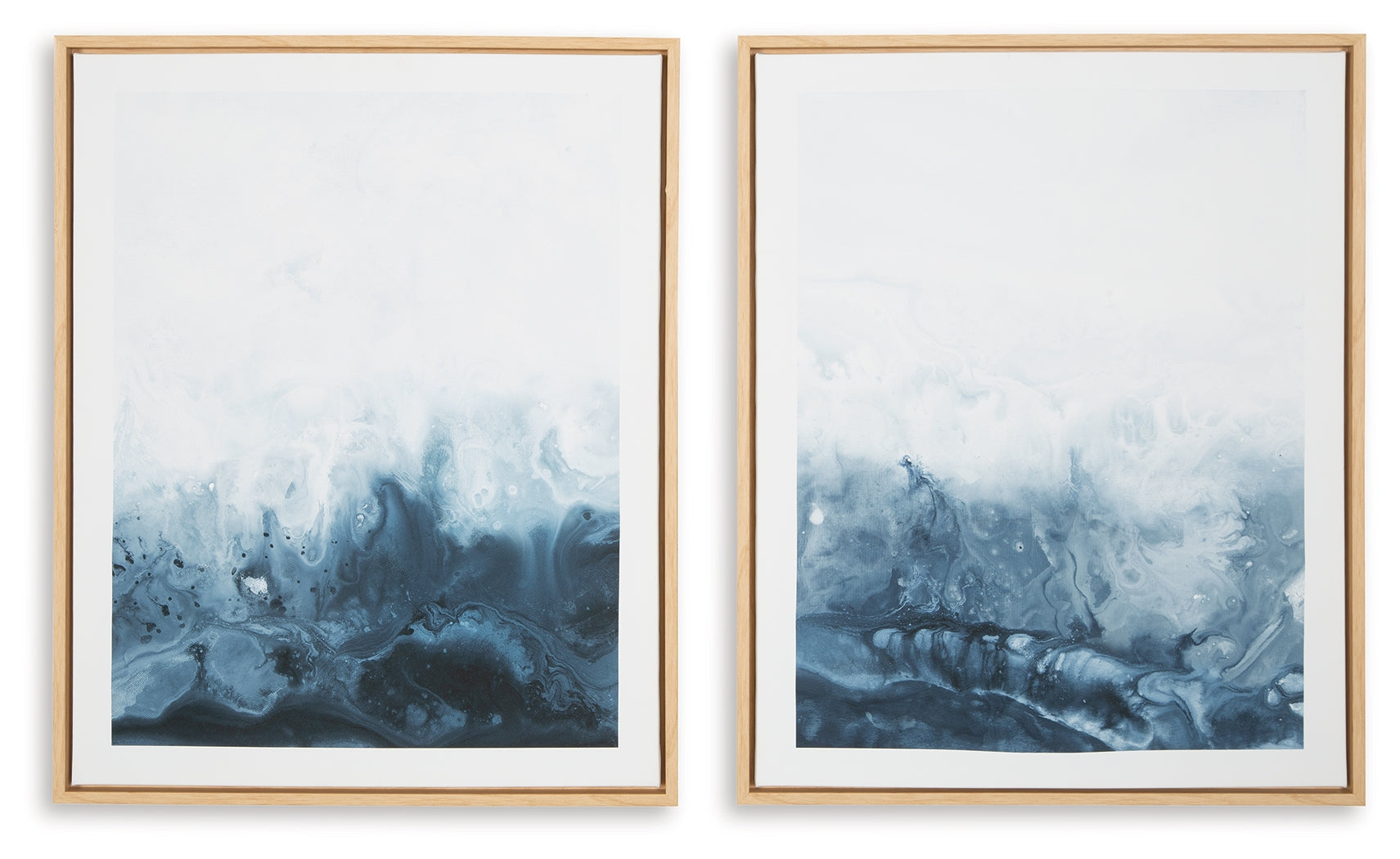 Holport Blue/White Wall Art (Set of 2) (Online Special Price) - Ornate Home