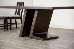 Holsworthy Espresso 7 Pc. Dining Table Set - Ornate Home