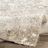 Holtsville Abstract Ivory Thick Rug - Ornate Home