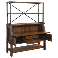 Holverson Brown/Gunmetal Baker's Rack - Ornate Home