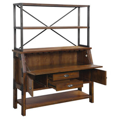 Holverson Brown/Gunmetal Baker's Rack - Ornate Home
