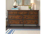 Holverson Brown/Gunmetal Dresser - Ornate Home