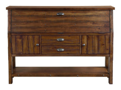 Holverson Brown Server - Ornate Home