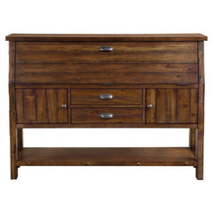 Holverson Brown Server - Ornate Home