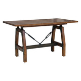 Holverson Rustic Brown Counter Height Table - Ornate Home