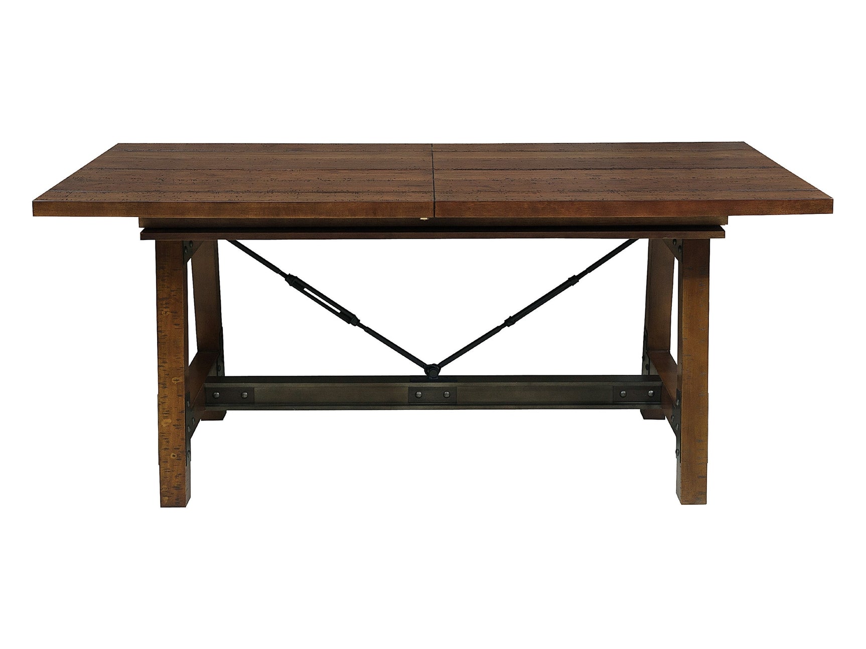 Holverson Rustic Brown Dining Table - Ornate Home