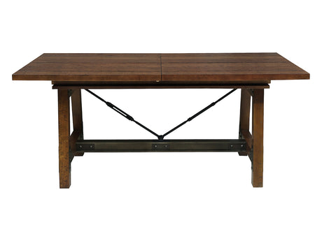 Holverson Rustic Brown Dining Table - Ornate Home