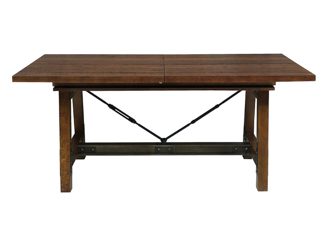 Holverson Rustic Brown Dining Table - Ornate Home