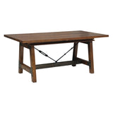 Holverson Rustic Brown Dining Table - Ornate Home