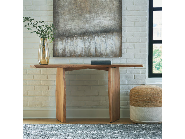 Holward Natural Console Sofa Table (Online Special Price) - Ornate Home