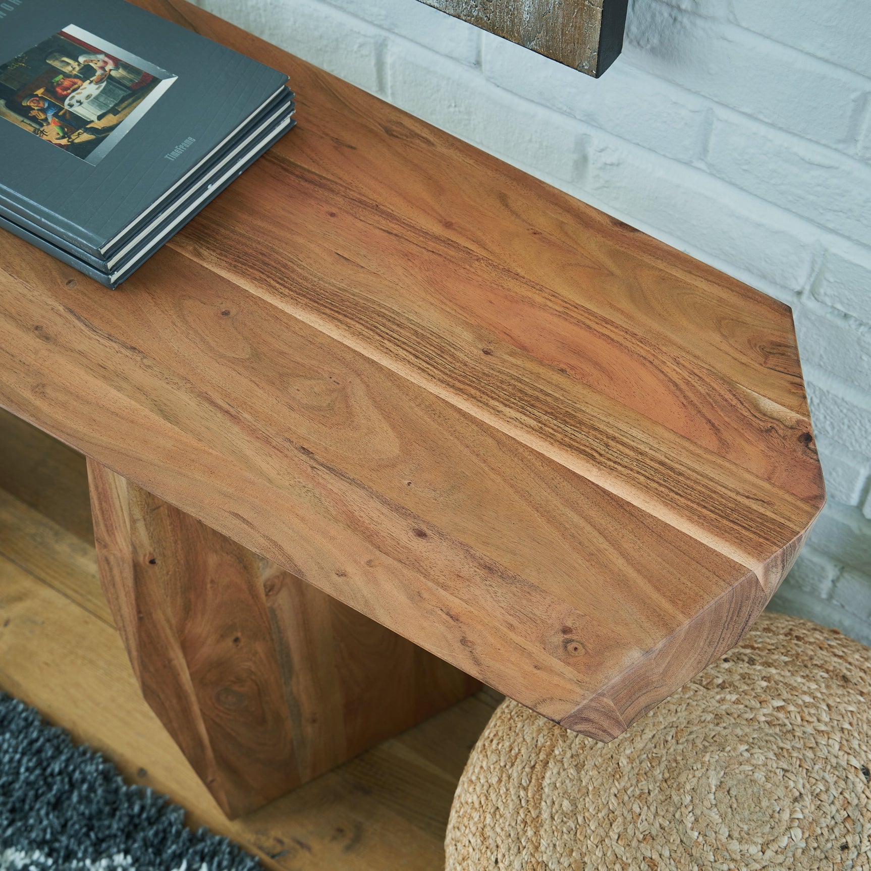 Holward Natural Console Sofa Table (Online Special Price) - Ornate Home
