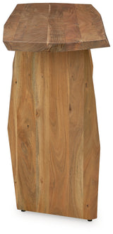 Holward Natural Console Sofa Table (Online Special Price) - Ornate Home