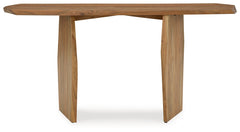 Holward Natural Console Sofa Table - Ornate Home