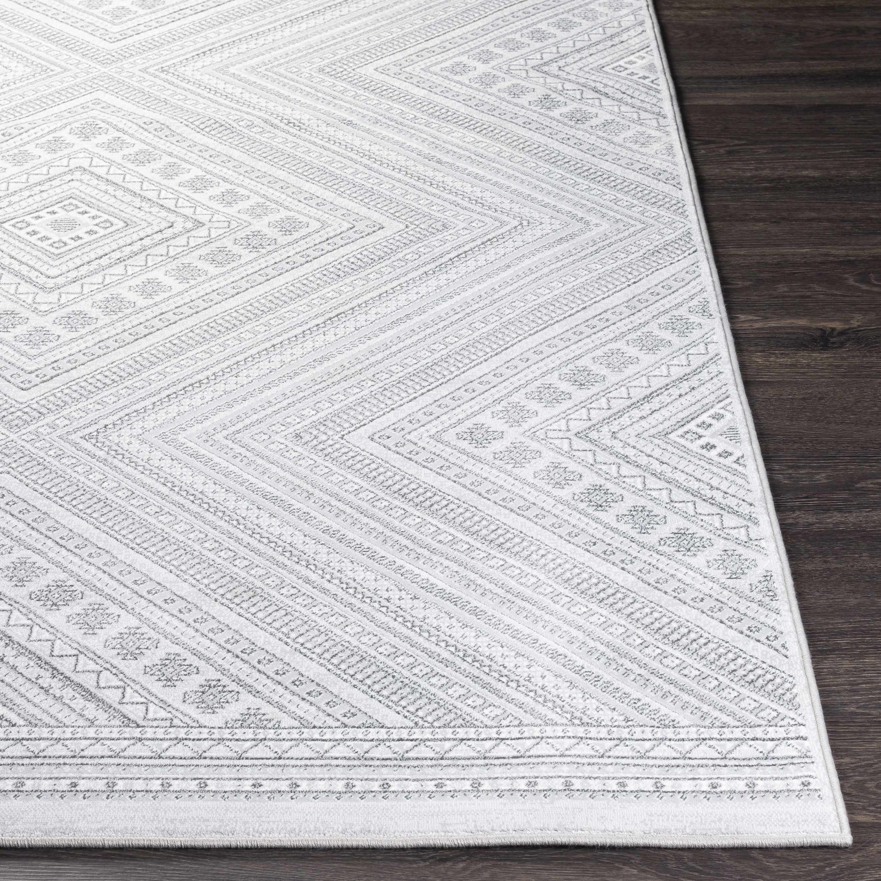Holytown 5x7 Gray Geometric Rug - Clearance - Ornate Home