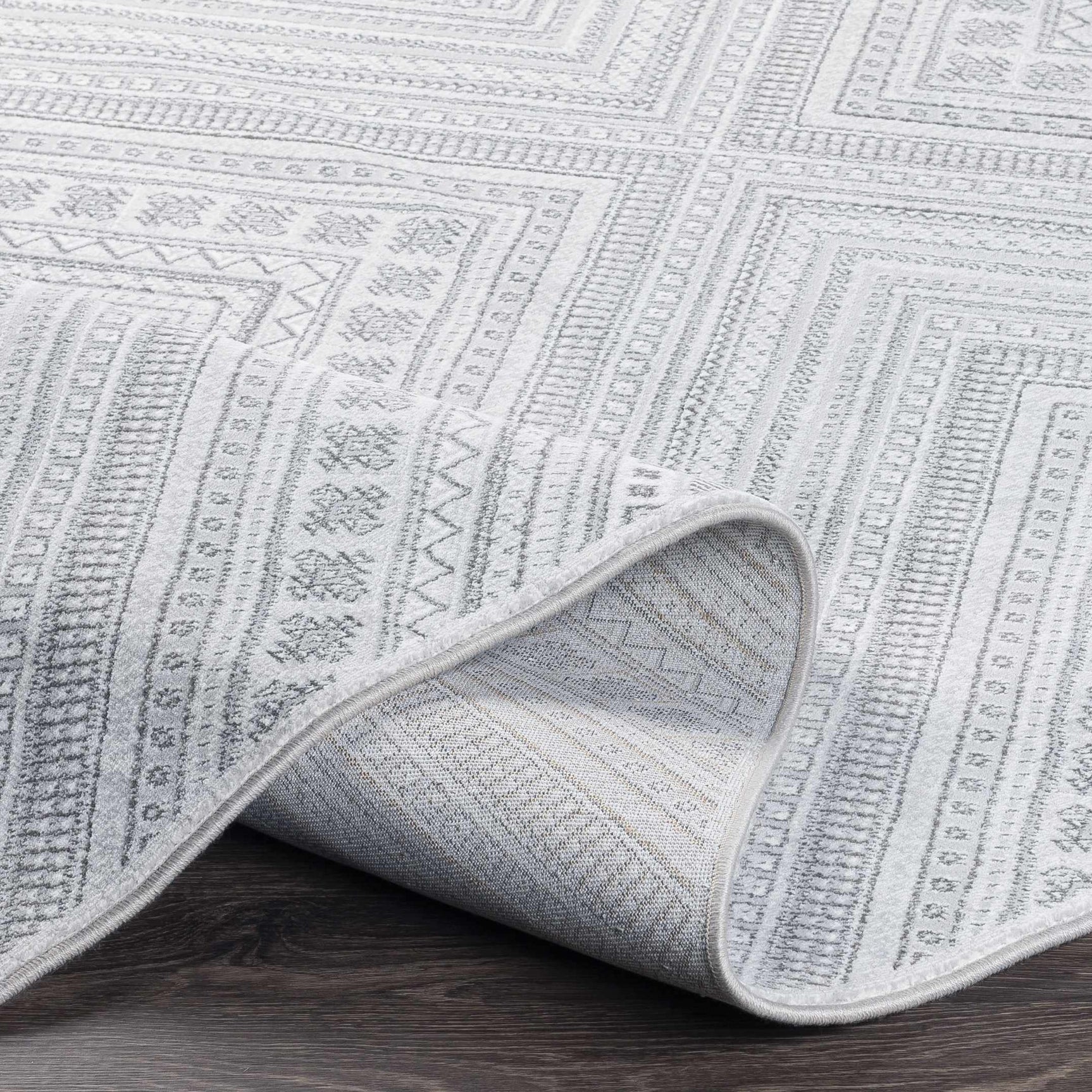 Holytown 5x7 Gray Geometric Rug - Clearance - Ornate Home