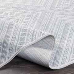 Holytown 5x7 Gray Geometric Rug - Clearance - Ornate Home