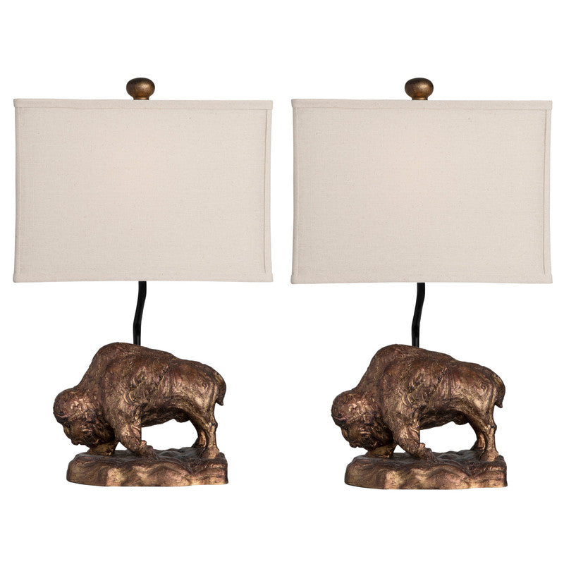 Home On The Range Bronze Table Lamp (Set of 2) - Ornate Home