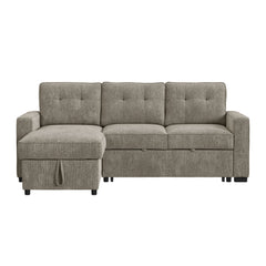 Homer Clementine Chestnut 2-Piece Sectional - Ornate Home