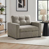 Homer Clementine Chestnut Klicklak Chair with Pull Out Bed - Ornate Home