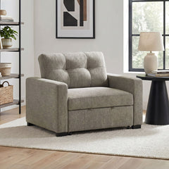 Homer Clementine Chestnut Klicklak Chair with Pull Out Bed - Ornate Home