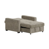 Homer Clementine Chestnut Klicklak Chair with Pull Out Bed - Ornate Home