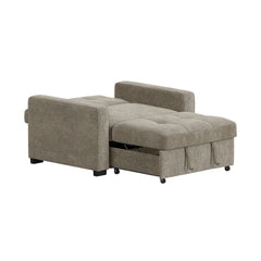 Homer Clementine Chestnut Klicklak Chair with Pull Out Bed - Ornate Home