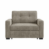 Homer Clementine Chestnut Klicklak Chair with Pull Out Bed - Ornate Home