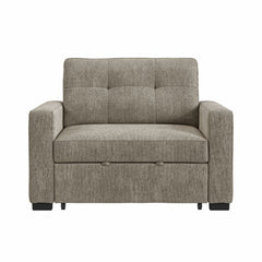 Homer Clementine Chestnut Klicklak Chair with Pull Out Bed - Ornate Home