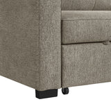 Homer Clementine Chestnut Klicklak Chair with Pull Out Bed - Ornate Home