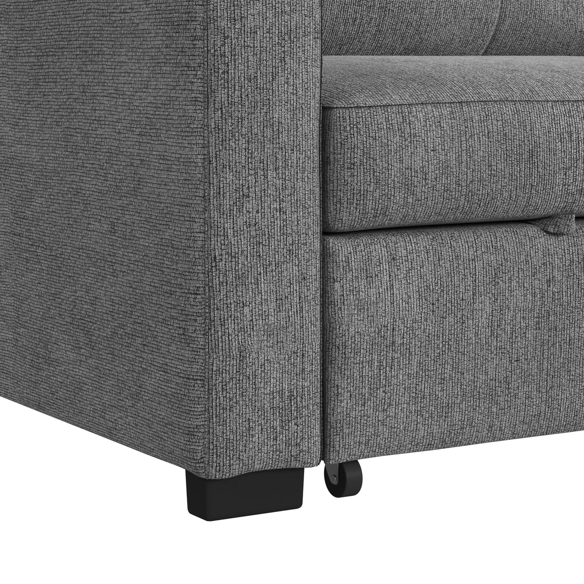 Homer Clementine Grey Klicklak Chair with Pull Out Bed - Ornate Home