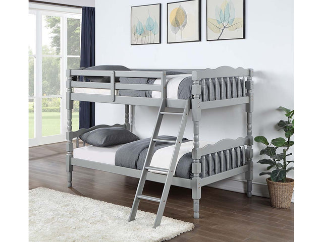 Homestead Gray Bunk Bed - Ornate Home