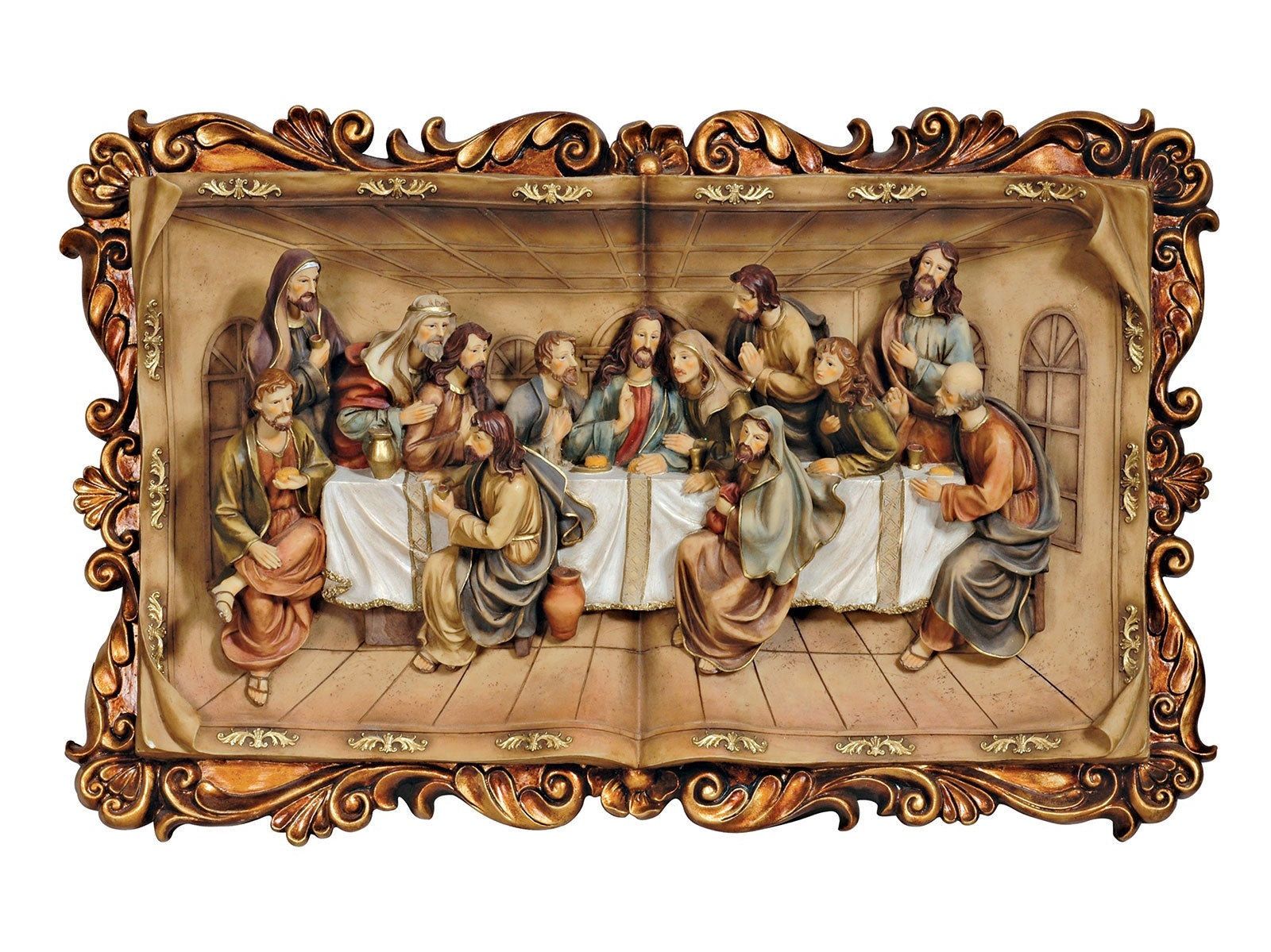 Homili Multi Last Supper Plaque - Ornate Home
