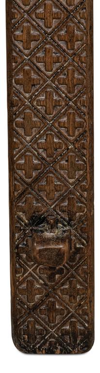 Honeycomb & Cross Brown Console Table - Ornate Home