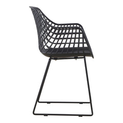 Honolulu Black Chair (Set of 2) - Ornate Home
