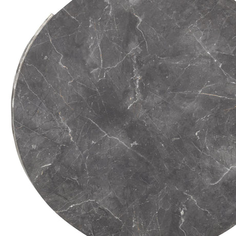 Honor Whitewash/Gray Round Coffee Table - Ornate Home