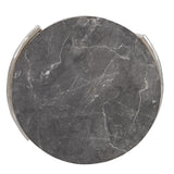 Honor Whitewash/Gray Stone Round End Table - Ornate Home