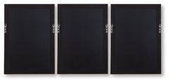 Honslow Brown/Black/White Wall Art Set (Set of 3) - Ornate Home