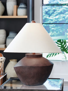 Honsworth Antique Brown Poly Table Lamp (1/CN) - Ornate Home
