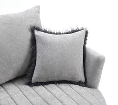 Hoople Light Gray Swivel Chair - Ornate Home