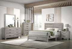 Hopkins Driftwood Queen Platform Bed - Ornate Home