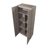 Hopkins Storage Closet 2.0 in Grey - Ornate Home