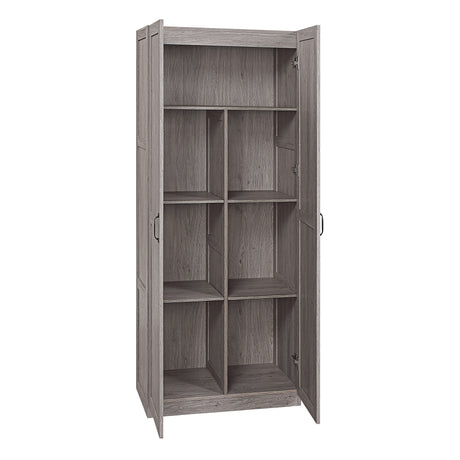 Hopkins Storage Closet 2.0 in Grey (set of 2) - Ornate Home