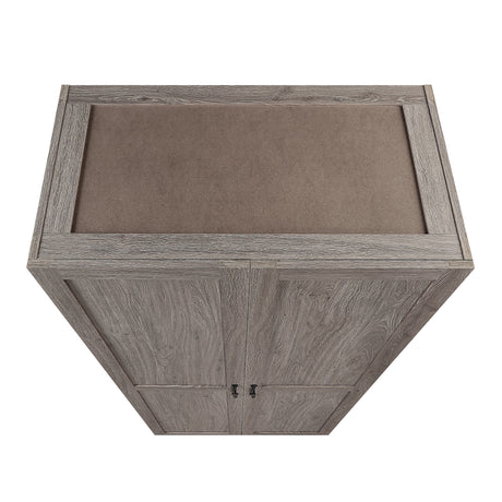 Hopkins Storage Closet 2.0 in Grey (set of 2) - Ornate Home