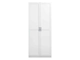 Hopkins Storage Closet 2.0 in White - Ornate Home