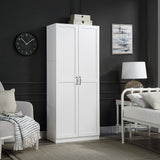 Hopkins Storage Closet 2.0 in White - Ornate Home