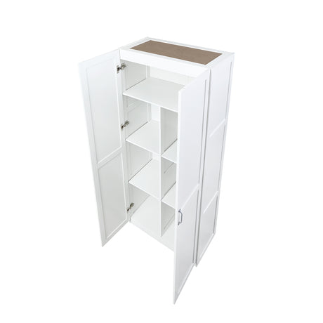 Hopkins Storage Closet 2.0 in White - Ornate Home