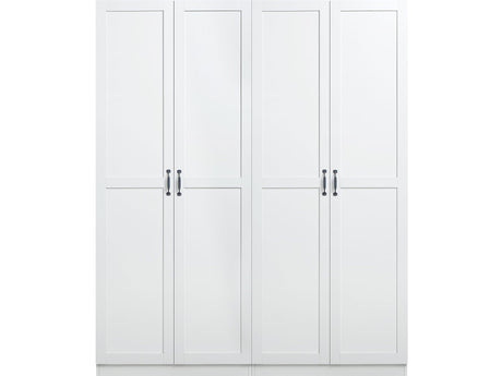 Hopkins Storage Closet 2.0 in White (set of 2) - Ornate Home
