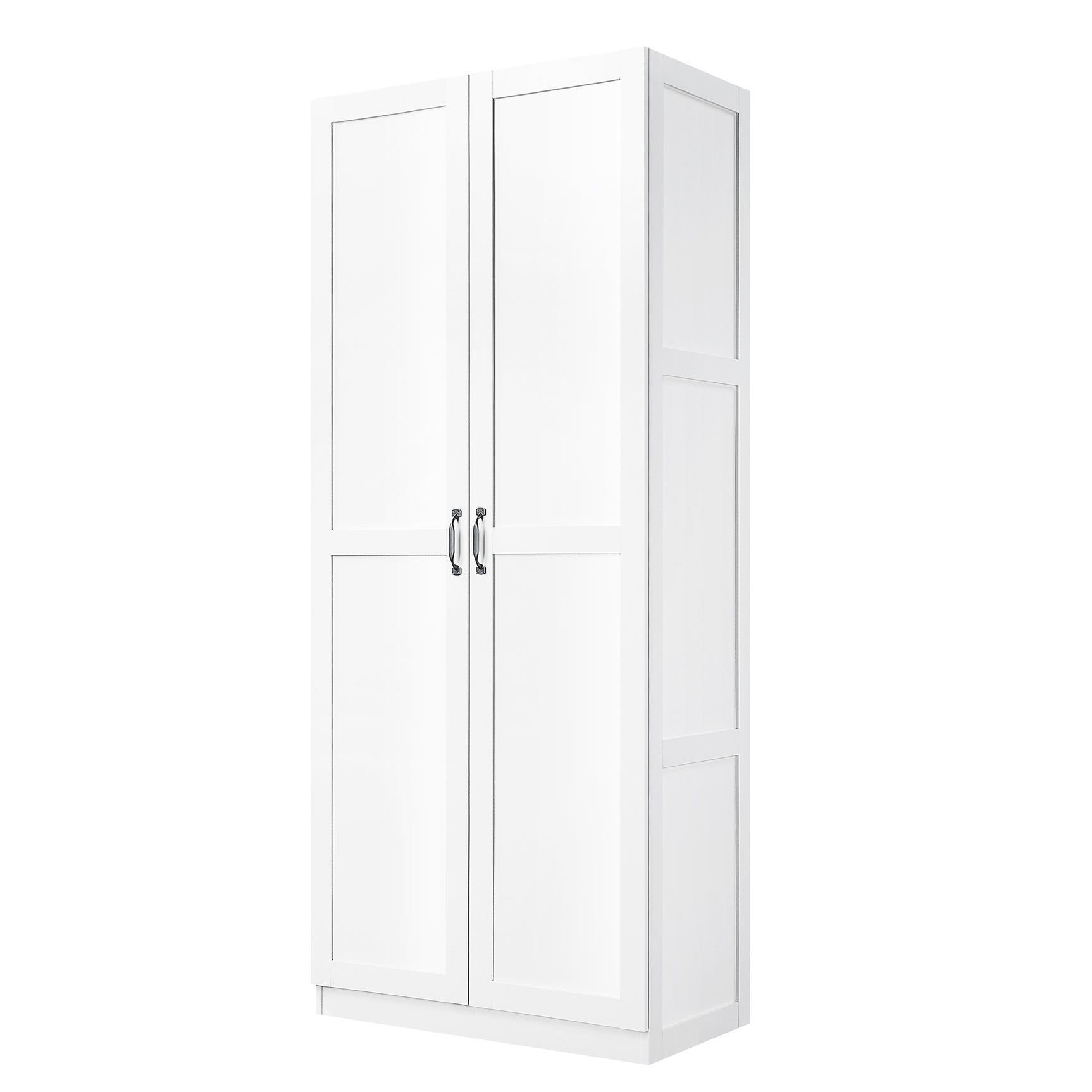 Hopkins Storage Closet 2.0 in White (set of 2) - Ornate Home