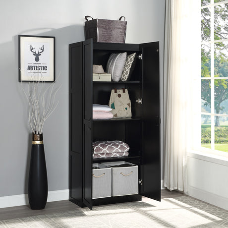 Hopkins Storage Closet 3.0 in Black - Ornate Home