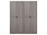 Hopkins Storage Closet 3.0 in Grey (set of 2) - Ornate Home